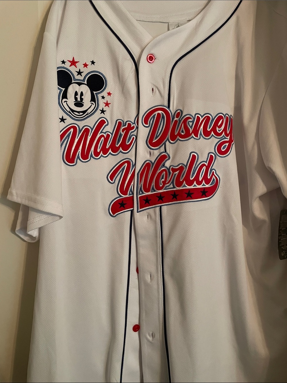 Mickey Mouse Americana Baseball Jersey for Adults